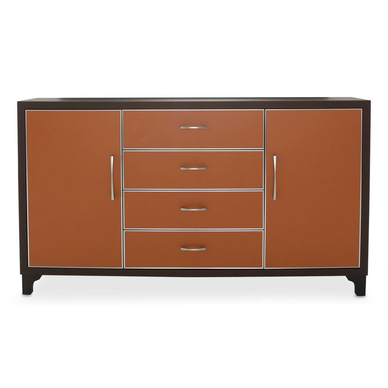 Michael Amini 21 Cosmopolitan 4-Drawer Dresser 9029050-812 IMAGE 2