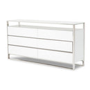 Michael Amini State St. 6-Drawer Dresser 9016050-116 IMAGE 1