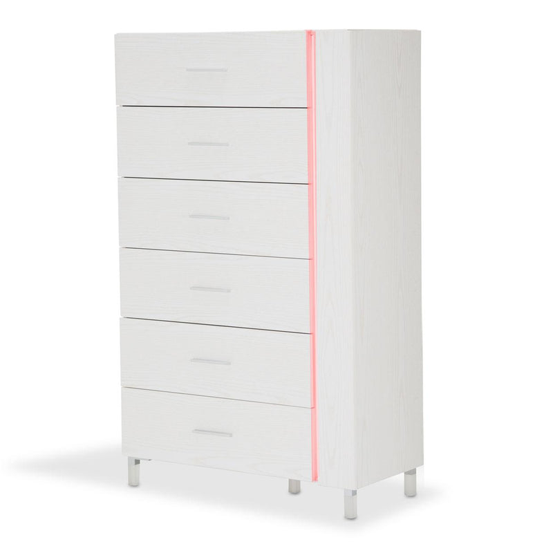 Michael Amini Lumiere 6-Drawer Chest 9013670-104 IMAGE 7
