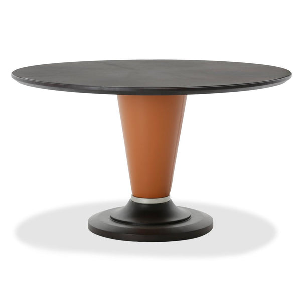 Michael Amini Round 21 Cosmopolitan Dining Table with Pedestal Base 9029001-812 IMAGE 1