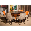 Michael Amini Round 21 Cosmopolitan Dining Table with Pedestal Base 9029001-812 IMAGE 2