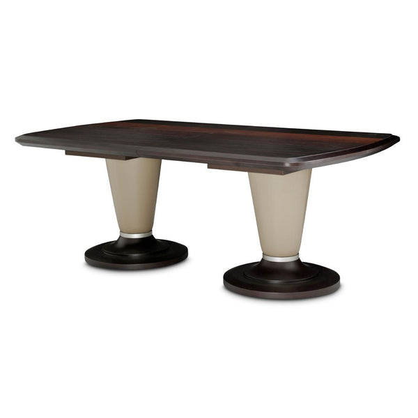 Michael Amini 21 Cosmopolitan Dining Table with Pedestal Base 9029002-212 IMAGE 1