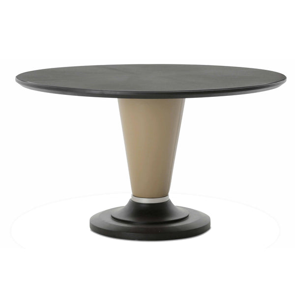 Michael Amini Round 21 Cosmopolitan Dining Table with Pedestal Base 9029001-212 IMAGE 1