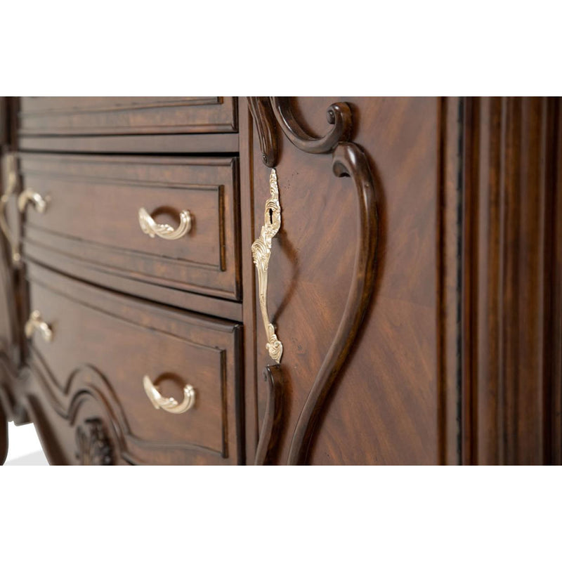 Michael Amini Platine De Royale Lt. Espresso Sideboard 09007-260-229 IMAGE 13
