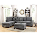 Poundex Fabric Ottoman F6515 IMAGE 2