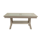 Poundex Dining Table with Glass Top F2430 IMAGE 2
