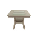 Poundex Dining Table with Glass Top F2430 IMAGE 3
