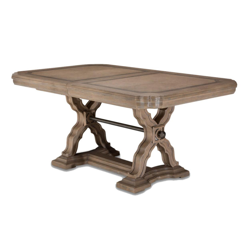 Michael Amini Tangier Coast Dining Table with Trestle Base 9080002-100 IMAGE 1