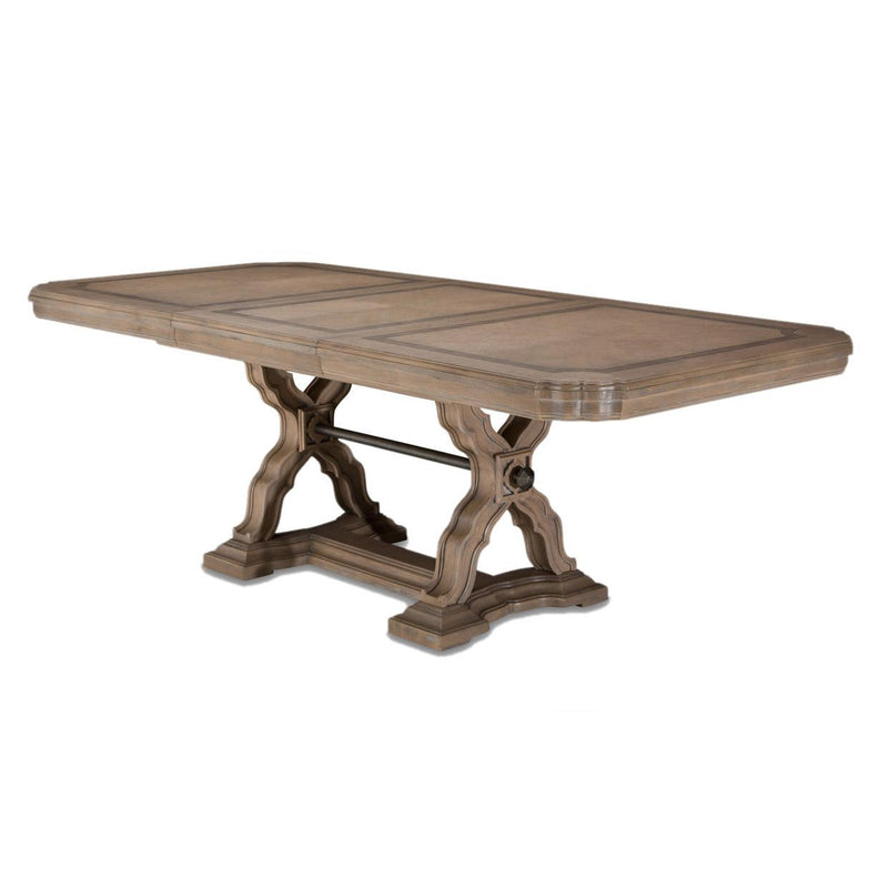 Michael Amini Tangier Coast Dining Table with Trestle Base 9080002-100 IMAGE 2