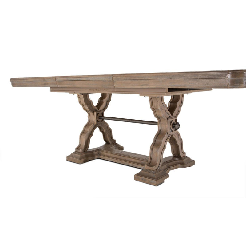 Michael Amini Tangier Coast Dining Table with Trestle Base 9080002-100 IMAGE 5