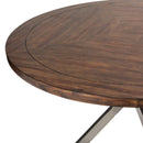 Michael Amini Round Diversey Dining Table with Pedestal Base FS-DVRSY001 IMAGE 2