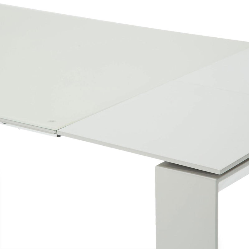 Michael Amini Milan Dining Table with Glass Top TR-MILAN002 IMAGE 2