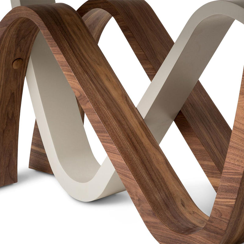 Michael Amini Rapture Dining Table with Glass Top and Pedestal Base TR-RPTRE002 IMAGE 4