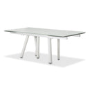 Michael Amini Rotterdam Dining Table with Glass Top TR-RTRDM002 IMAGE 1