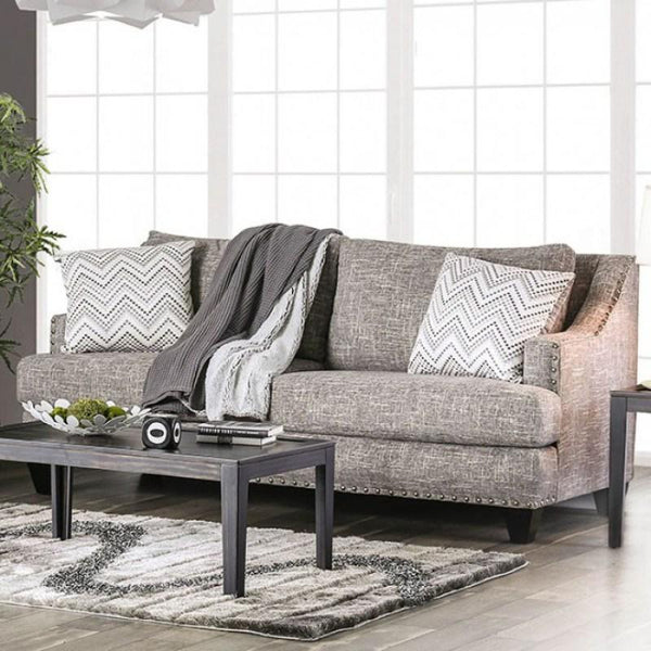 Furniture of America Erika Stationary Fabric Sofa SM6420-SF IMAGE 1