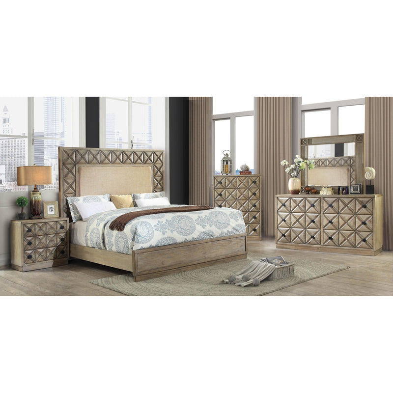 Furniture of America Markos King Upholstered Panel Bed CM7393EK-BED IMAGE 5