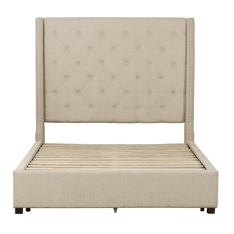 Homelegance Fairborn Full Upholstered Platform Bed with Storage 5877FBE-1DW* IMAGE 6