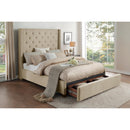 Homelegance Fairborn Full Upholstered Platform Bed with Storage 5877FBE-1DW* IMAGE 8