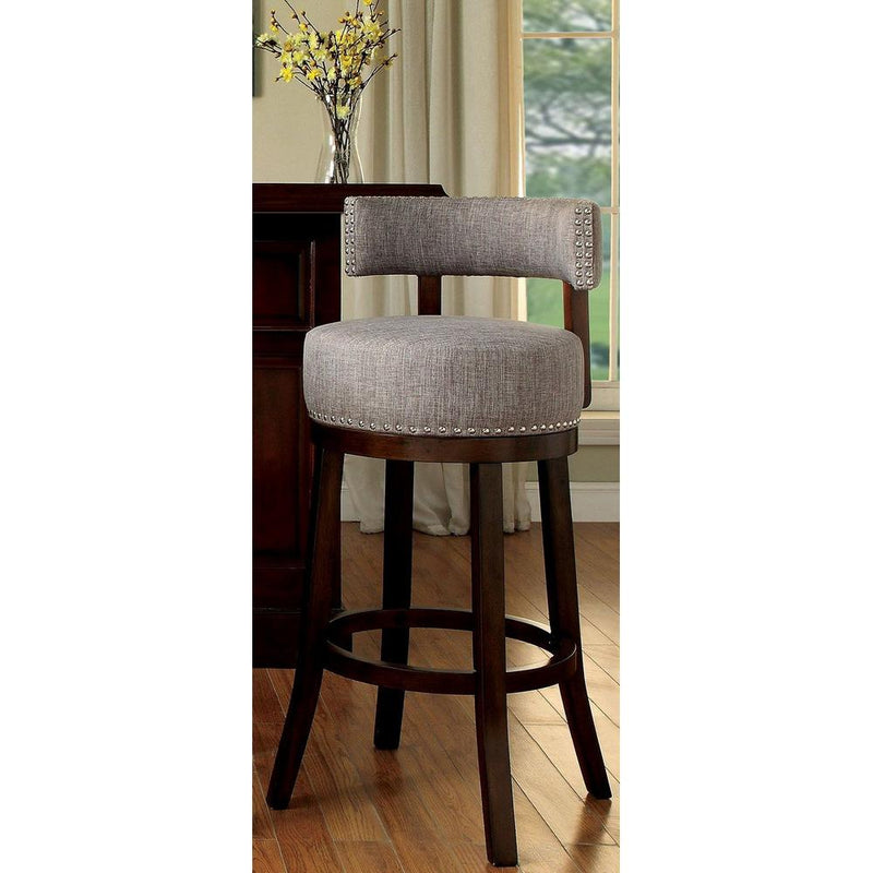 Furniture of America Linsey Pub Height Stool CM-BR6252LG-29-2PK IMAGE 1