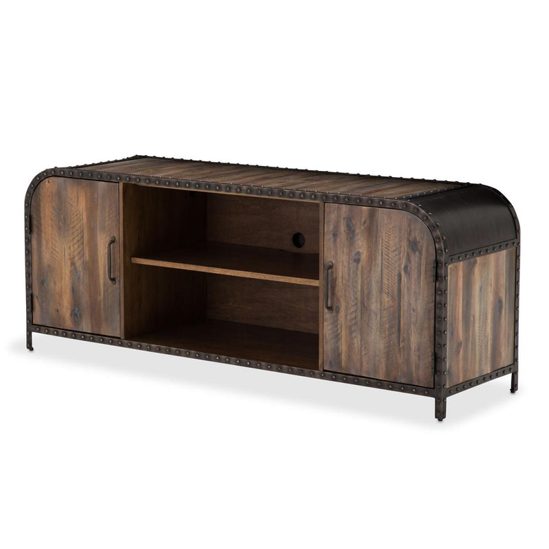 Michael Amini Austere TV Stand with Cable Management FS-ASTRE098 IMAGE 1