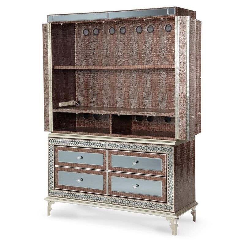 Michael Amini Hollywood Swank 4-Drawer Armoire 03081-33 IMAGE 2