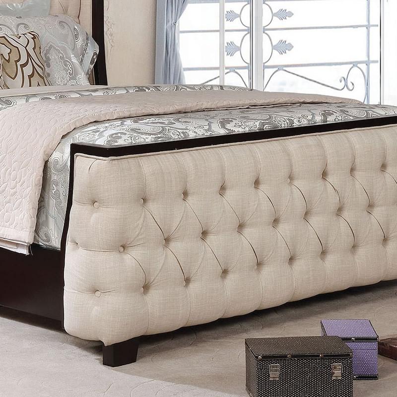 Furniture of America Camille Queen Upholstered Platform Bed CM7566Q-BED IMAGE 5