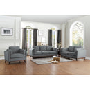 Homelegance Bedos Stationary Fabric Loveseat 8289GY-2 IMAGE 5