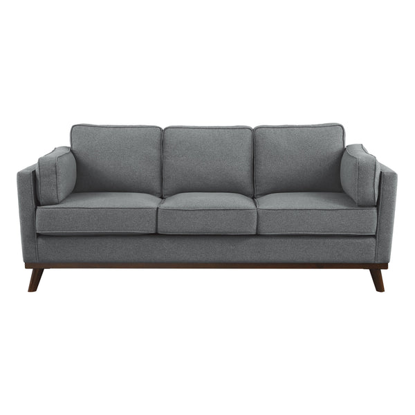 Homelegance Bedos Stationary Fabric Sofa 8289GY-3 IMAGE 1