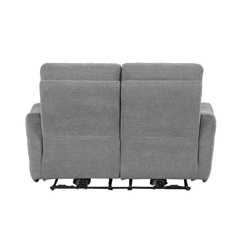 Homelegance Edition Power Reclining Fabric Loveseat 9804DV-2PWH IMAGE 4