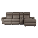 Homelegance Olympia Power Reclining Leather 4 pc Sectional 8308*4LC5R IMAGE 1