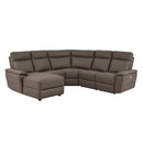 Homelegance Olympia Power Reclining Leather 5 pc Sectional 8308*5A IMAGE 1