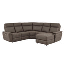Homelegance Olympia Power Reclining Leather 5 pc Sectional 8308*5B IMAGE 1