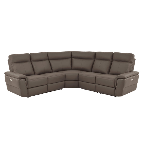 Homelegance Olympia Power Reclining Leather 5 pc Sectional 8308*5C IMAGE 1