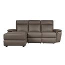 Homelegance Olympia Power Reclining Leather 3 pc Sectional 8308*35LRC IMAGE 1