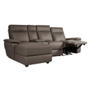 Homelegance Olympia Power Reclining Leather 4 pc Sectional 8308*45LRC IMAGE 4