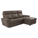 Homelegance Olympia Power Reclining Leather 3 pc Sectional 8308*3LC5R IMAGE 2