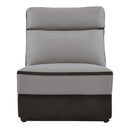 Homelegance Laertes Power Reclining Leather and Fabric 3 pc Sectional 8318*35LRR IMAGE 5