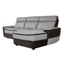 Homelegance Laertes Power Reclining Leather and Fabric 3 pc Sectional 8318*3LR5R IMAGE 3