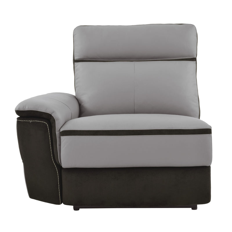 Homelegance Laertes Power Reclining Leather and Fabric 3 pc Sectional 8318*3LR5R IMAGE 4