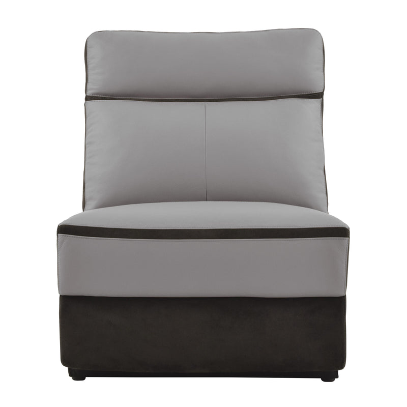 Homelegance Laertes Power Reclining Leather and Fabric 3 pc Sectional 8318*3LR5R IMAGE 5
