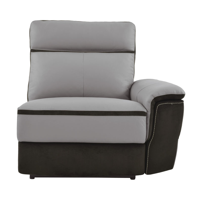 Homelegance Laertes Power Reclining Leather and Fabric 6 pc Sectional 8318*6C IMAGE 6