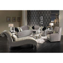 Michael Amini Hollywood Swank Fabric 2 pc Sectional 03812-23-SILVR-00 IMAGE 6