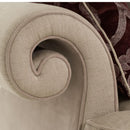 Michael Amini Hollywood Swank Stationary Fabric Sofa 03815-TAUPE-05 IMAGE 4
