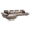 Michael Amini 21 Cosmopolitan Fabric 3 pc Sectional ST-21CSM-RSEC3FWN-13 IMAGE 1