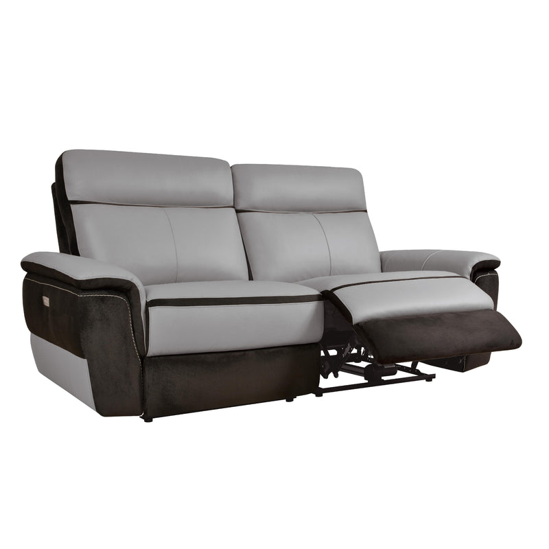 Homelegance Laertes Power Reclining Leather 2 pc Sectional 8318-2PW* IMAGE 3
