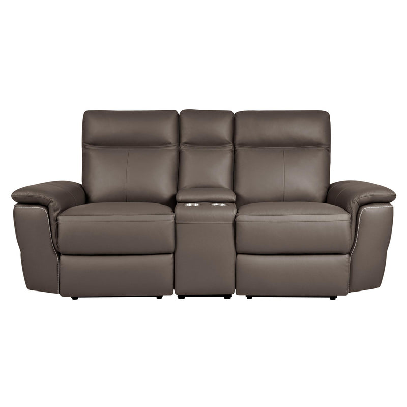 Homelegance Olympia Power Reclining Leather 3 pc Sectional 8308-2CNPW* IMAGE 1