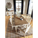  Signature Design by Ashley Realyn Dining Table D743-45 IMAGE 7