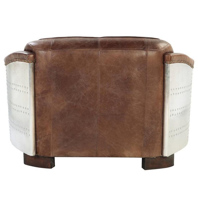Acme Furniture Brancaster Stationary Leather Loveseat 53546 IMAGE 6