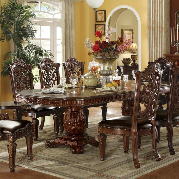 Acme Furniture Vendome Dining Table with Pedestal Base 60000 IMAGE 1