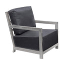 Diamond Sofa Zen Stationary Bonded Leather Accent Chair ZENCHBL IMAGE 1